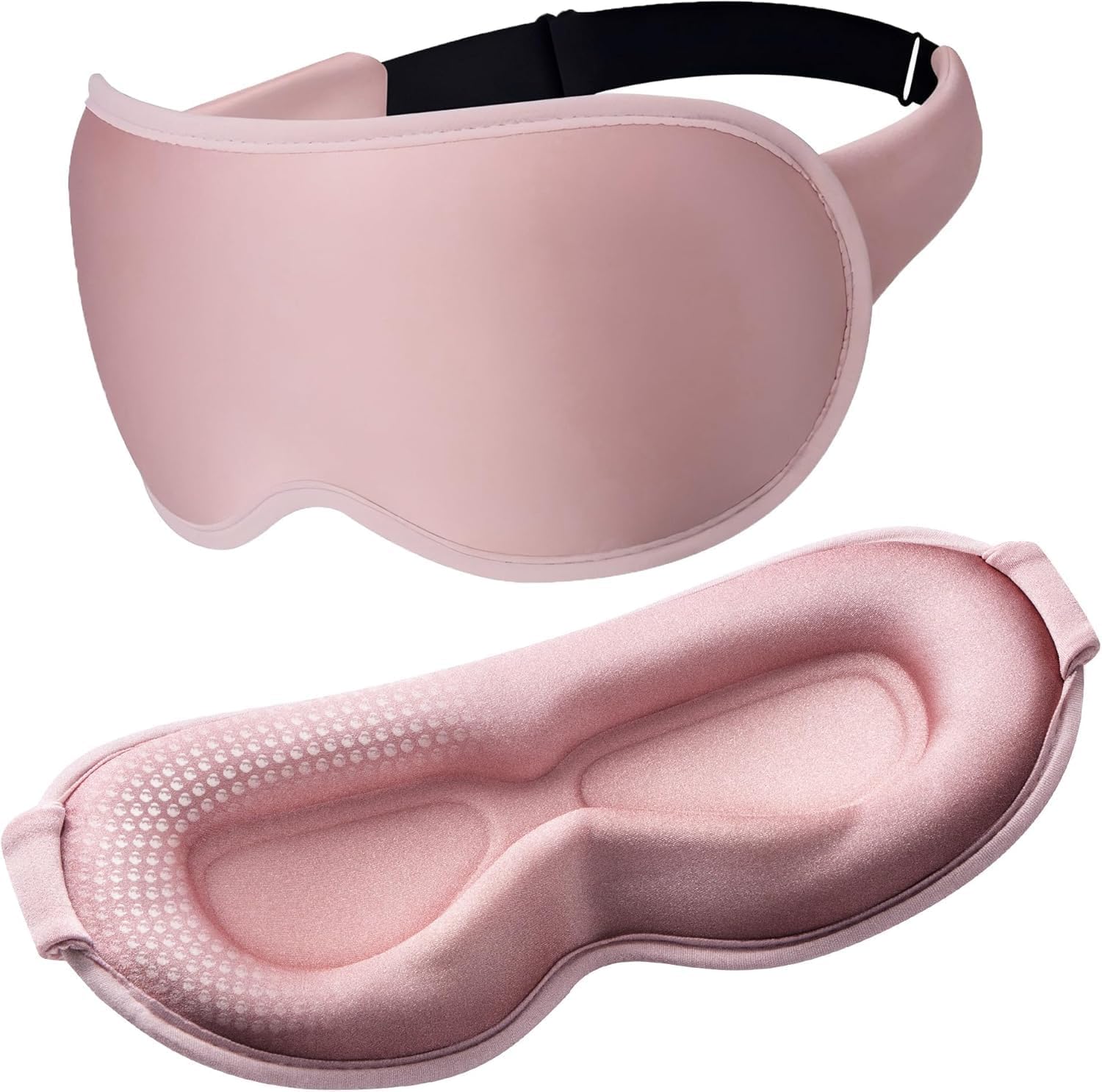 Black Weighted Light-Blocking Eye Mask